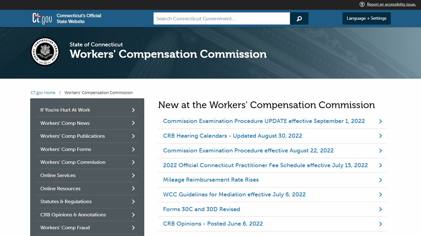 Connecticut Workers' Compensation Commission